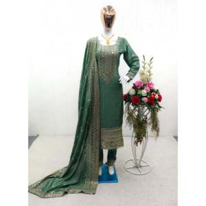 Top-Pent & Dupatta Set de diseñador para mujer con Moti Less Work elegante - Product Image 5