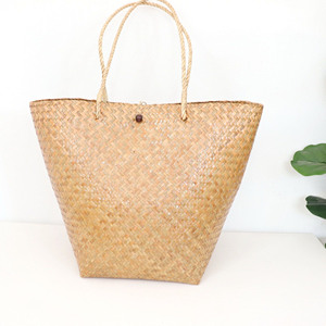 Bolso de mano de paja estilo bohemio con diseño de moda, bolso de playa de verano, bolso tote de paja de moda de HNH Craft Vietnam - Product Image 3