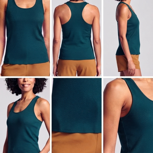 Comfortable Everyday Wear Women's <b>Set</b> Apparel Premium Flexible Design Superior Tank Top And Shorts <b>Set</b> For Women's - Product Image 3