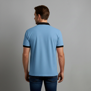 Nueva Camiseta de Verano Casual para Hombre, Manga Corta, Color Sólido, Logotipo Personalizado Impreso, Tejido Anti-Pilling de Primera Calidad - Product Image 3