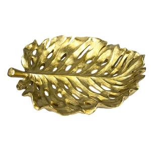 Plateau à fruits de luxe, compatible lave-vaisselle, dernier design en forme de feuille, plateaux de service en aluminium, plateaux décoratifs, décoration de salon pour la maison - Product Image 5