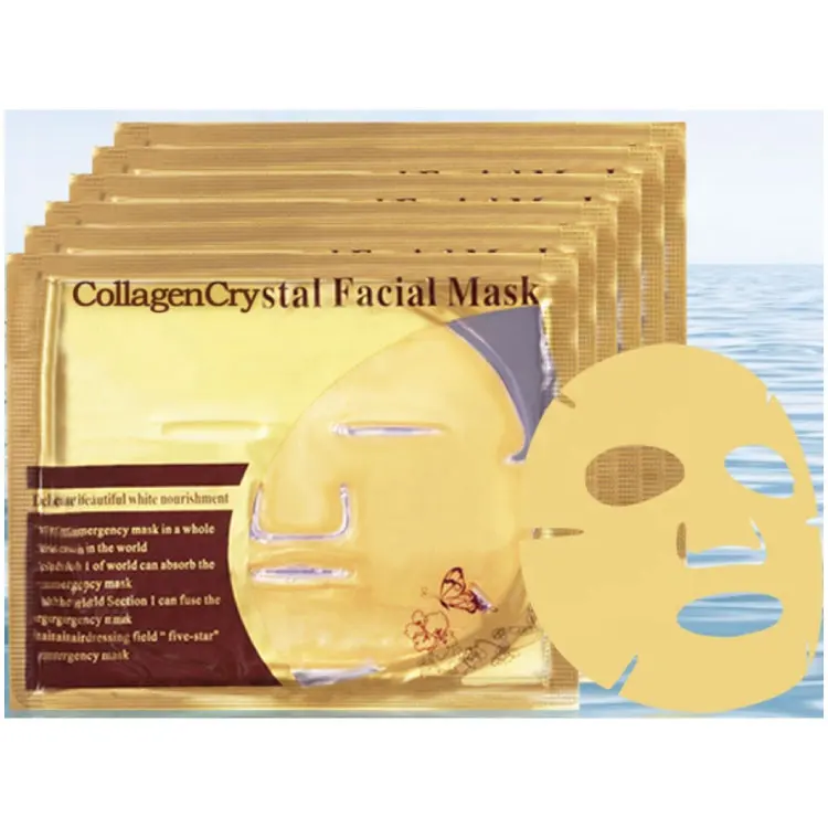 Mặt Nạ Dưỡng Ẩm Tinh Thể Collagen Vàng 24K