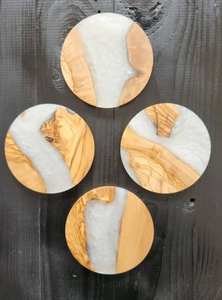 Posavasos de Madera de Mango con Diseño Personalizado, Ecológicos, Clásicos, para Cocina - Product Image 4