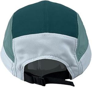 Gorra de Béisbol Unisex de 5 Paneles, Tejido de Malla Transpirable e Impermeable, Ajustable con Cierre a Presión, Diseño de Bloques de Color, para Uso Casual al Aire Libre - Product Image 2