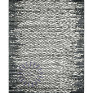 พรมของศิลปินพรมมือแบบชาวสวีเดนพรมทรง kilim ขนาด52 "ดีไซน์รังผึ้งสีดำและสีเงินสำหรับตกแต่งห้องนั่งเล่นหรือห้องนอน - Product Image 4