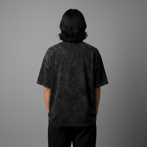 Nouveaux T-shirts Oversize Homme Tendance Épaules Tombantes Délavés Col Rond Manches Courtes Amples 100% Coton Grande Taille pour Homme - Product Image 6