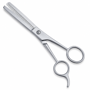 Silver Hair Thinning <b>Scissors</b> Professional Texturizing Shears Stainless Steel Barber Salon <b>Scissors</b> - Product Image 1