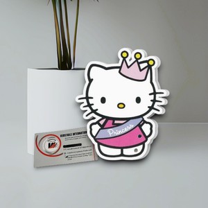 Plaques magnétiques en acrylique tendance et mignonnes pour extensions de cils, motif Princesse Hello Kitty, avec motifs Cœur, Diamant, Fleur, pour marque privée - Product Image 2