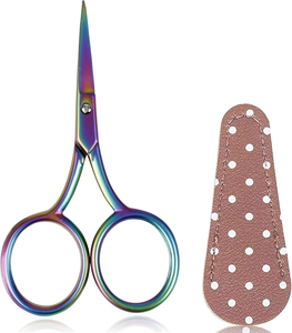 Gold Small 3.6 Inch Embroidery <b>Scissors</b> Sharp Straight Stainless Steel Point Industrial Grade Leather <b>Scissors</b> Manufacturer - Product Image 1