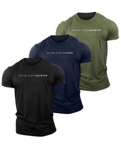 Chemises de sport pour hommes, respirantes, en tissu doux, pour l'entraînement, la course à pied et le fitness cardio - Product Image 5