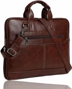 Bolso Bandolera de Cuero Genuino ZOLO LEATHERS, Estilo Clásico con Dos Correas para Hombro, Unisex, Uso Diario, Cierre de Cremallera Resistente - Product Image 2