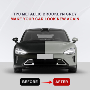 Película Protectora de Pintura Automotriz <span class=keywords><strong>Brooklyn</strong></span> Grey Premium TPU de Color PPF, Uso en Seco y Húmedo, Garantía de 10 Años, Autoregenerable, Cambia de Color - Product Image 4