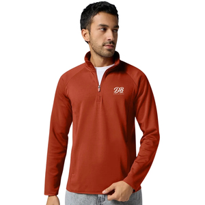 Sweat-shirt à demi-zip pour hommes, pull-over, haut de sport léger, respirant et confortable, vêtements de sport pour la salle de sport, la course à pied et l'entraînement - Product Image 1