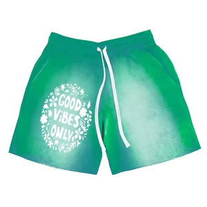 กางเกงขาสั้นซักกรดสำหรับผู้ชายกางเกงขาสั้นซักกรดสำหรับผู้ใหญ่เสื้อผ้าลำลองซักกรดซักได้พิมพ์ลายหน้าจอออกแบบได้ตามต้องการ - Product Image 1