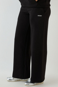 <b>Women</b>’s Black Wide Leg Sweatpants Casual <b>Loose</b> Fit High Waist Straight Leg Lounge <b>Trousers</b> Athletic Track Pants for Wholesale - Product Image 3