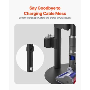 Supporto per aspirapolvere stabile compatibile con aspirapolvere verticali serie V7-V15, accessorio di qualità per la conservazione degli utensili - Product Image 6