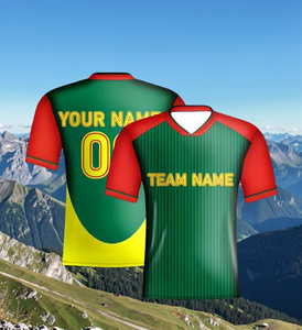 Camisetas de Fútbol Unisex de Manga Corta, Transpirables, de Malla de Alta Calidad, 100% Poliéster, con Estampado por Transferencia de Calor, Logotipo Personalizado, Deportivas - Product Image 4