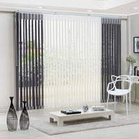 [Worldblind] Uni-curvers Smart Dream Rideau vertical intelligent filtrant la lumière en tissu polyester motorisé pour fenêtre