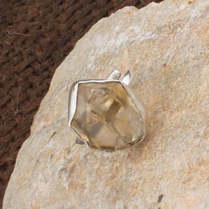 Bague en Citrine Naturelle Faite à la Main en Argent Sterling 925, Bijou Artisanal Classique Jaune pour Mariage, Pierre de Naissance de Novembre, Vente en Gros - Product Image 6