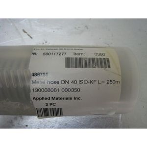 Soufflet à vide à paroi épaisse Inficon, Tuyau métallique DN 40 - Équipements et pièces semi-conductrices de renommée mondiale à confiance - Product Image 1