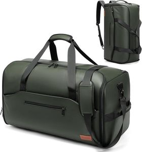 Bolsa de Viaje de Cuero Vintage Unisex con Asa Suave, Cierre de Cremallera, Gran Capacidad de Almacenamiento, Diseño Duradero de Nailon 3655L - Product Image 4
