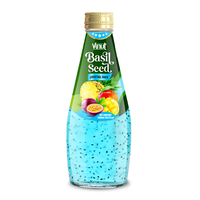 290ml Gemengde Basilicumzaad drank met Chia zaden, suikervrij, OEM ODM Private Label drankenfabrikant Vietnam
