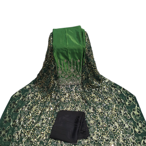 Tela Morada de Lujo Fransawi Dirac 100% Poliéster con Bordado Pesado de Lentejuelas, Diseño Elegante para Vestidos de Fiesta y Bodas Africanas - Product Image 3