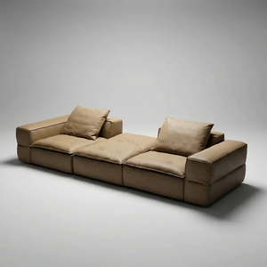 Sofá Modular de Cuero Carmen de la Mejor Calidad, Muebles Modernos de Lujo para el Hogar y Hoteles - Product Image 4