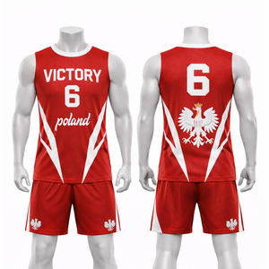 ชุดวอลเลย์บอลลายธงชาติอเมริกันแบบกำหนดเอง ปี 2026 สำหรับผู้ชาย ชุดทีม USA แบบระเหิดสี ไร้แขน แห้งเร็ว ชุดกีฬา - Product Image 4