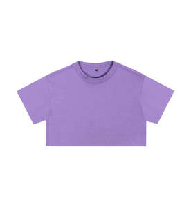 Camiseta Corta de Moda para Mujer, Ropa de Algodón, Venta al por Mayor Directa de Fábrica, Suministro a Granel - Product Image 4