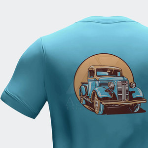 Camiseta de Algodón con Estampado DTF, Informal, de Manga Corta, Transpirable, con Diseño Gráfico para Verano, 100% Algodón - Product Image 5