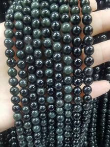 Perles rondes en obsidienne arc-en-ciel naturelle, pierres précieuses lisses pour bracelet, collier, bijoux DIY, lot en vrac - Product Image 2