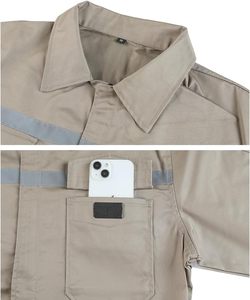 Service OEM, Article Tendance, Vêtements de Travail Industriels, Uniformes, Combinaison de Sécurité en Tissu 100% Coton, Meilleure Vente, Combinaison de Travail - Product Image 3
