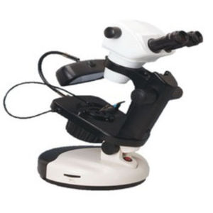 Microscope binoculaire gemmologique professionnel avec caméra 2K |   Écran LCD avec éclairage LED pour analyseur de bijoux de laboratoire OEM - Product Image 1