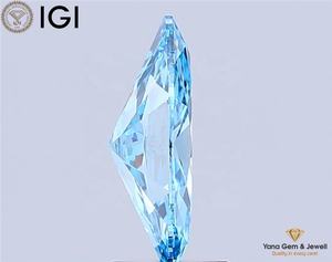 Diamante Cultivado en Laboratorio con Certificación IGI, Corte Marquesa, 2.00 Quilates, Color Azul Intenso, Claridad VS1, CVD, para Joyería de Primera Calidad - Product Image 4