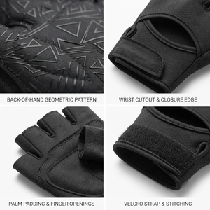 Gants de musculation antidérapants de haute qualité avec support rembourré pour la paume et le poignet, pour l'entraînement en salle de sport, taille adulte, prix bas, gants de fitness - Product Image 6