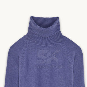 New Design Turtle Neck Plain Sweatshirts Casual Wear Turtle Neck Plain Sweatshirts Fall Winter Wear Turtle Neck Plain Sweatshirt - Product Image 5