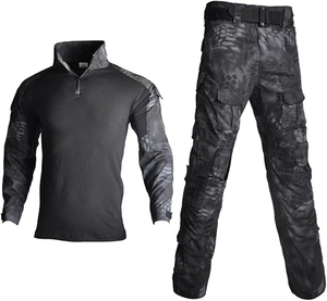 Custom Made Solid Color Tactical Uniform Wholesale Durable <b>Camouflage</b> Breathable Cotton <b>Camouflage</b> Uniform - Product Image 3