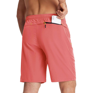 Shorts de bain pour homme de haute qualité, couleur unie, séchage rapide, avec poche pour téléphone, taille élastique, style décontracté, respirants - Product Image 1
