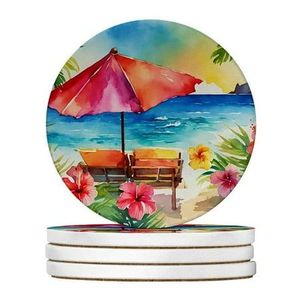 Sous-verres en MDF imprimés, durables, revêtus d'émail, protection de table pour la maison, la cuisine, la salle à manger, le café, résistants aux rayures, décoration de café - Product Image 2