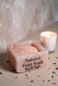 Bain de pieds au sel de l'Himalaya et aux écorces d'orange naturelles avec pierres sculptées et cristaux minéraux marins 800g Spa Bien-être - Product Image 6