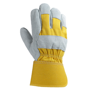 Guantes de Cuero para Conductor, Color Amarillo, Guantes de Trabajo para Soldadura Eléctrica, Guantes de Seguridad de Cuero de China - Product Image 6