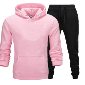Survêtements pour hommes tendance streetwear, ensemble sportif élégant en deux pièces, tenue décontractée pour le jogging, tenue d'entraînement confortable, moderne - Product Image 3