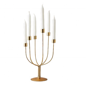 ราคาขายส่ง เชิงเทียนเหล็กตกแต่งงานเลี้ยงอาหารค่ำ สไตล์โบราณ ล่าสุด ราคาถูก - Product Image 6