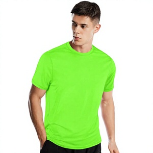 T-shirt de sport pour homme à col rond, coupe classique, manches courtes, en maille gaufrée, écologique, 180 grammes, avec impression photo personnalisée sur le devant - Product Image 1