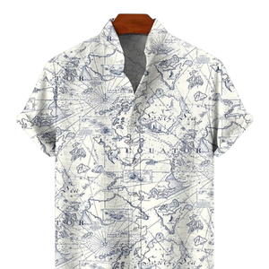 Chemise surdimensionnée Aloha unisexe Floral Summer Beach Casual Streetwear pour hommes et femmes - Product Image 3