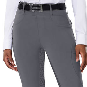 Pantalon d'équitation style classique, couleur personnalisable, tissu doux au toucher, anti-boulochage, leggings d'équitation - Product Image 4