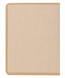 Jute <b>Portfolio</b> Case 13.5x10 in Checkered Side Business Organizer <b>Folder</b> - Product Image 6