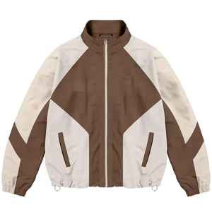 Heavy Duty <b>Men</b> Windproof Jogging <b>Track</b> Suit Custom Training Windbreaker <b>Jacket</b> Nylon Tracksuit Sport Wear Windbreakers Set - Product Image 2