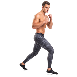 Men Printed Yoga Wear <b>Leggings</b> <b>Low</b> Elastic <b>Waist</b> Gym Workout Pants Men Spandex Polyester Sportswear <b>Legging</b> Men Compression Pant - Product Image 4